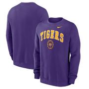 LSU Nike Men's Fleece Crew